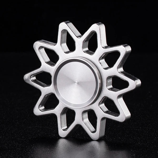 The Sun God Fidget Spinner Metal EDC Prolonged Rotation Finger Spinners High Speed Hand Toy For Stress Anxiety Relief For Adults