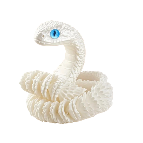 3D Creative Printed Toys Snake Model Sensory Toys Desktop Ornament 3D Printed Snake Desktop Articulated Snake Collectibles