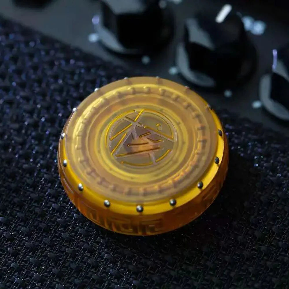 WANDER Z Shock Drum EDC Magnetic Ratchet Coin Fidget Spinner Fingertip Gyro Snap coin Table Ornament Anxiety Toys