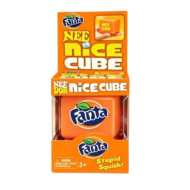 Schylling Dr Pepper & Needoh Nice Cube Blind Box Squishy Stress Squeeze Fidget Cube for Kids & Adults Anxiety Relief Sensory Toy