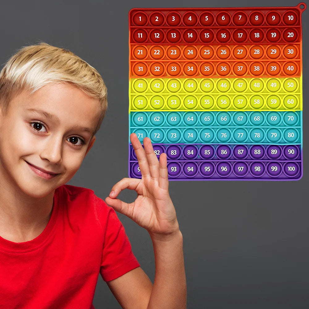 1-100 Numbers Popping Mat – Math Learning Toy