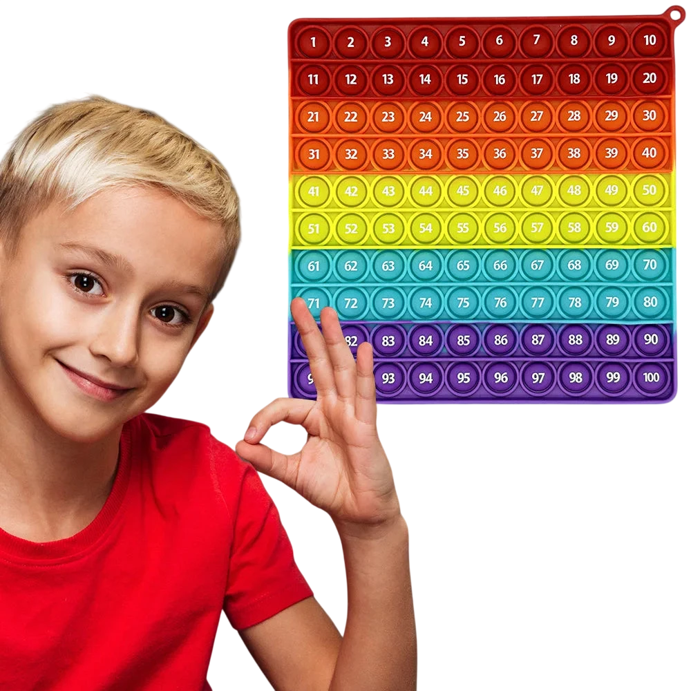 1-100 Numbers Popping Mat – Math Learning Toy