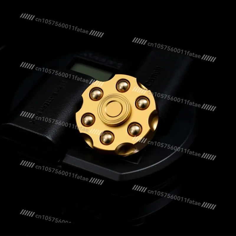Premium Stainless Steel Finger Spinner Anti Anxiety Fidget Toy Smooth Spinning Stress Relief Gadget for Office Home
