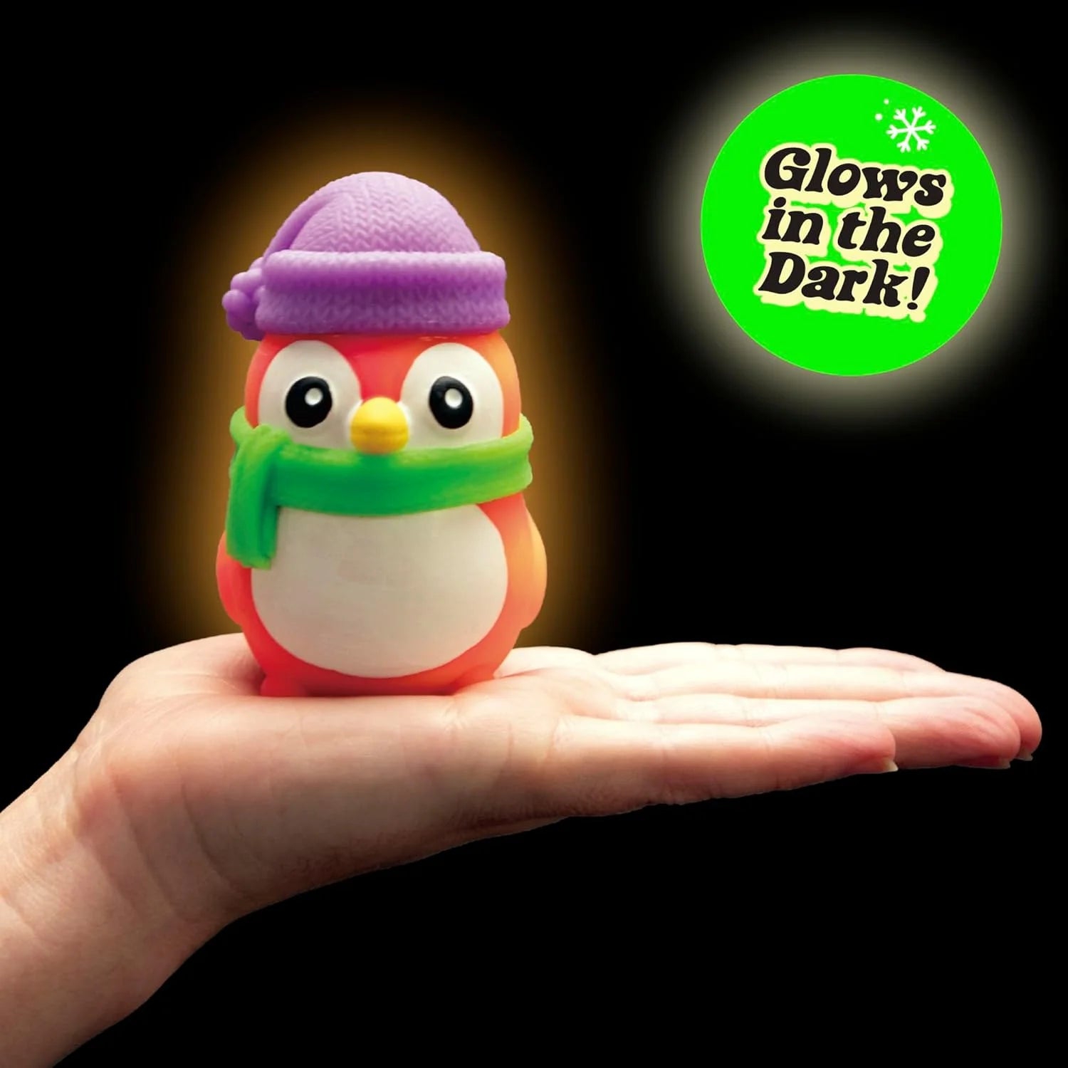 2026 New NeeDoh Polar Glow Penguin Sensory Squeeze Toy -Assorted Fidget Toys for ADHD and Autism Gift