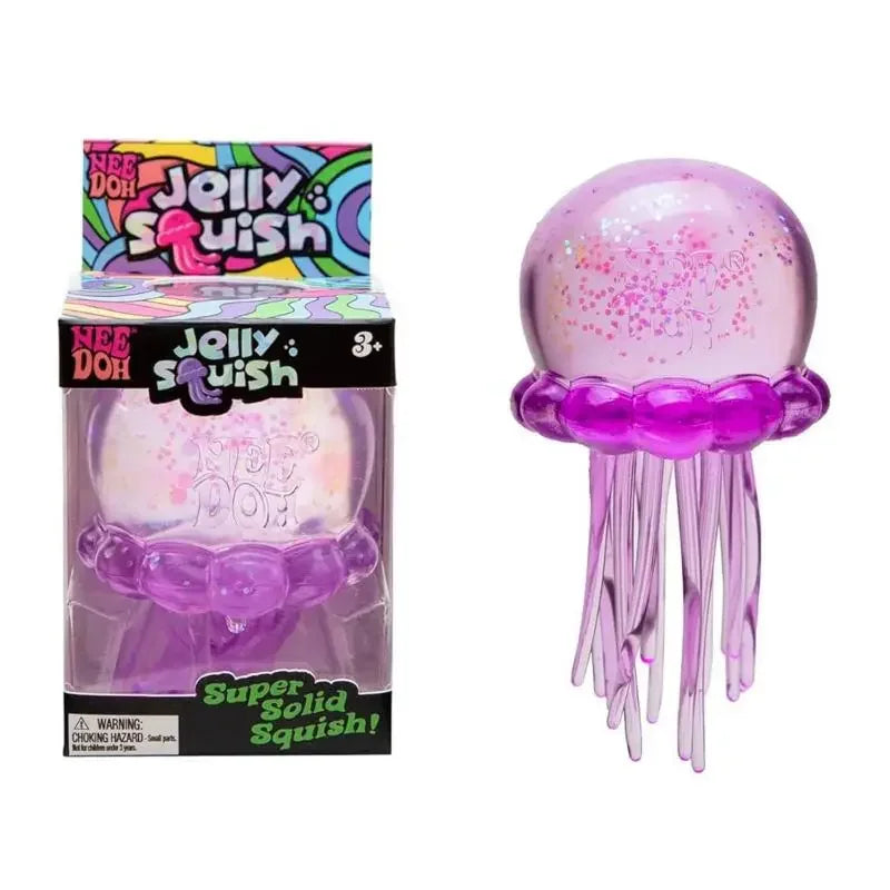 NeeDoh Jellyfish Ice Pop Cube Squishy Toy Stress Relief Toys Cute Healing Squishy Sensory Toys