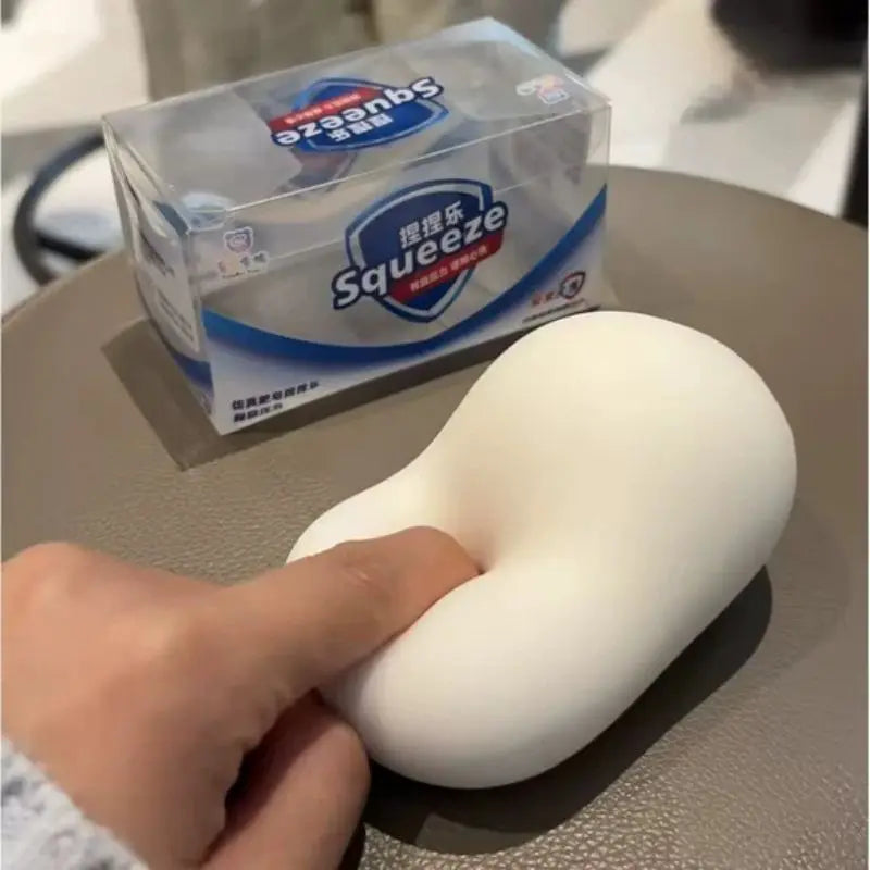 ASMR Crunchy Soap Ball Squishy Stress Ball Filled Soft Squeeze Fidget Toy Anti-Stress Anxiety Relief Hand Decompression Toy