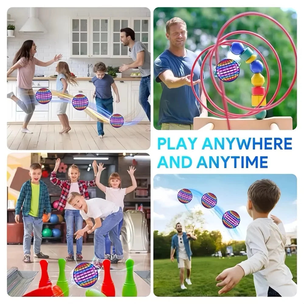 Hand-Controlled Boomerang Hover Ball – Flying Spinner Toy