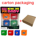 Schylling Nee Doh Nice Cube & Mini Cat &Six Color Round Sensory Pinch Blocks Stress Relief Puzzle Kids Souvenir Blind Box