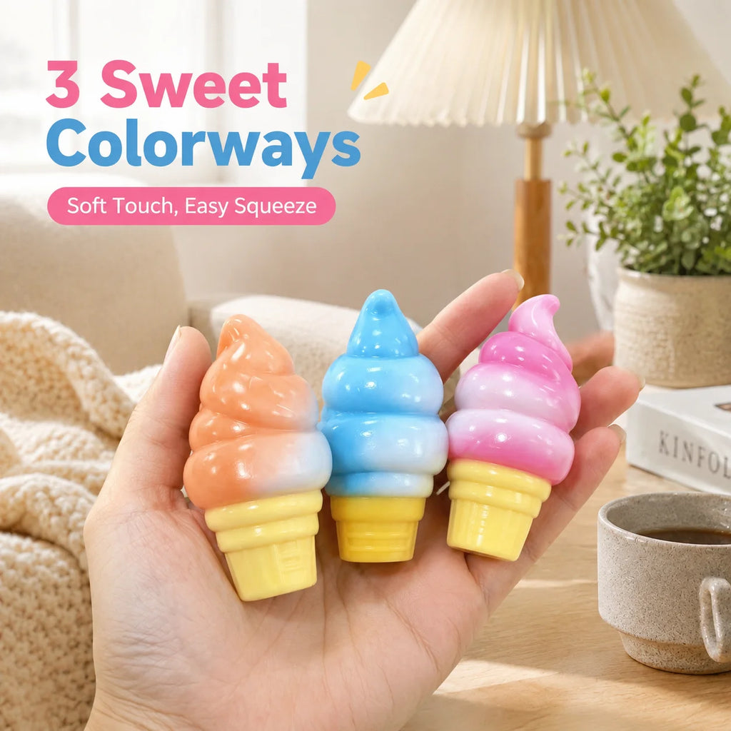 The new Needoh ice cream sensory toy helps adults relieve anxiety, improve concentration, and regulate emotions.