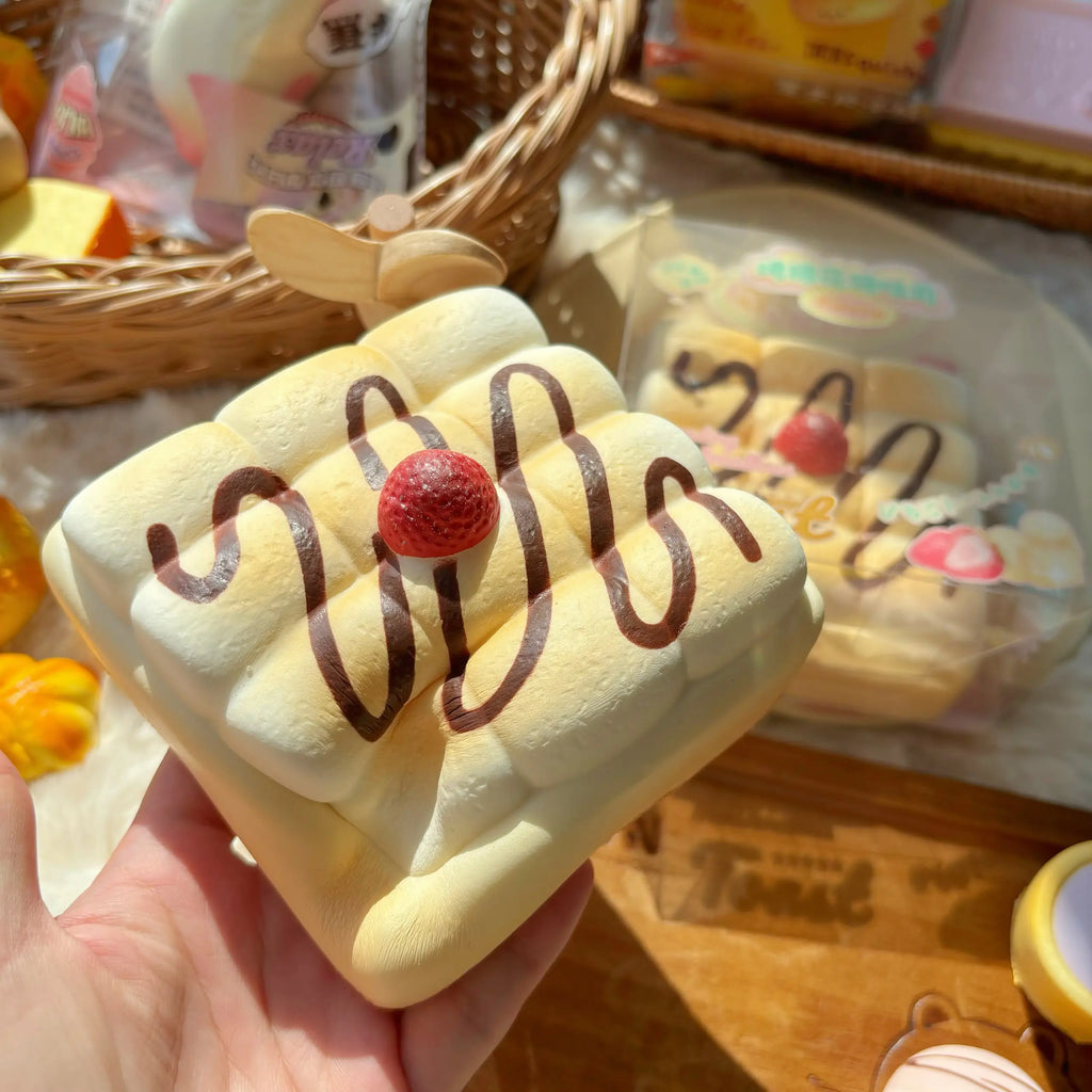 Original New Capybara Bread Squishy Toy Blind Box Slow Rising Soft Squeeze Stress Relief Fidget Toy Cute Healing Sensory Gift