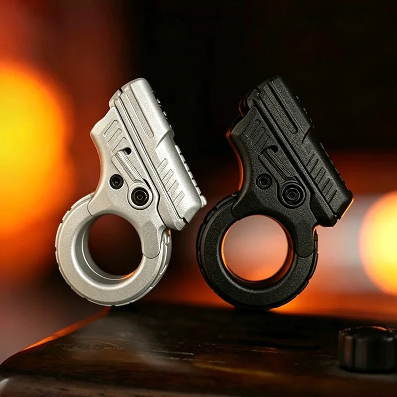 Azu EDC Flip Push Slider Fidget Spinner Ratchet Stress Relief Push Card Adult Fashion Fidget Toys Metal Decompression Toys
