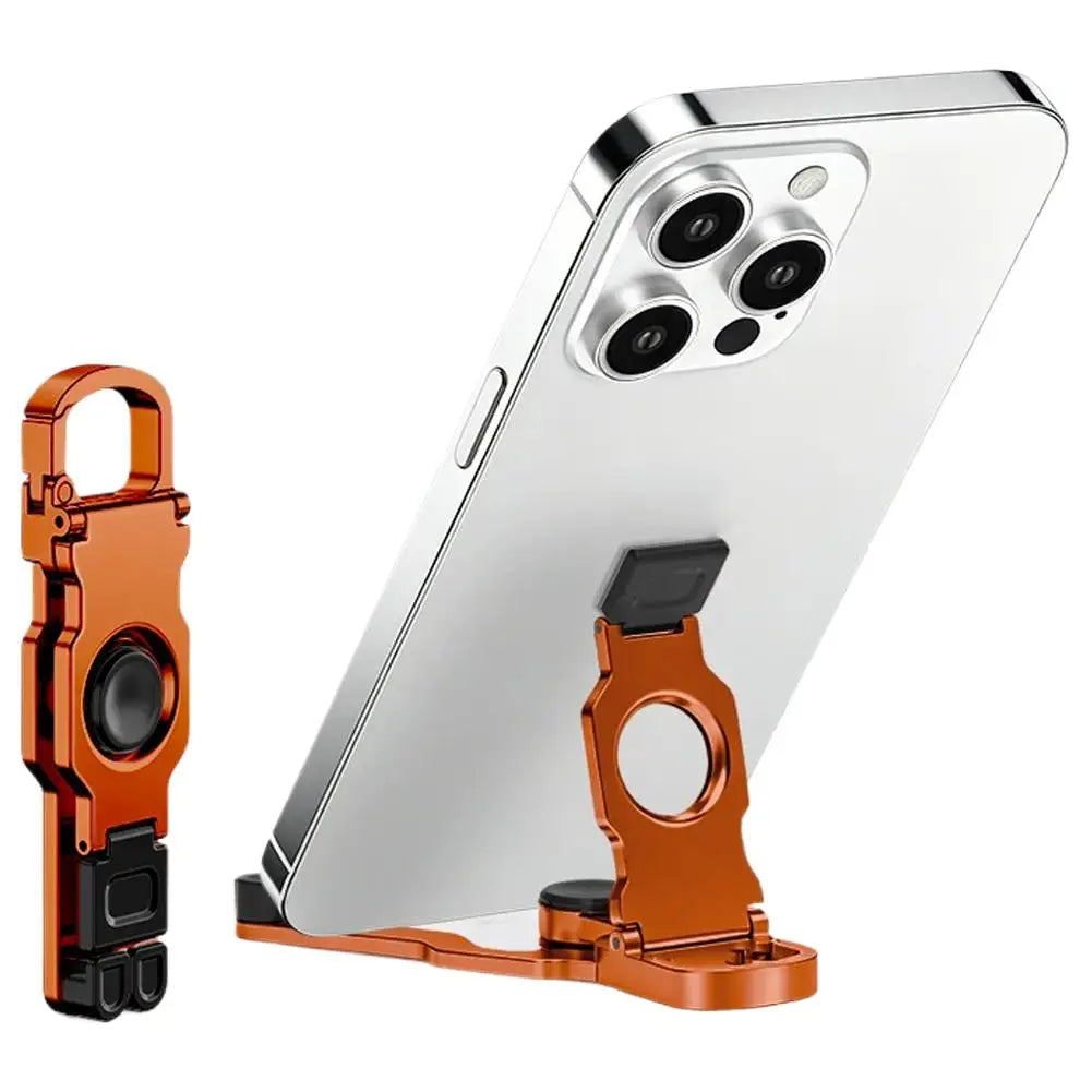 Metal Fidget Spinner Desk Phone Holder Foldable Stand for IPhone 18 17 Pro Samsung Support Telephone Desktop Bracket Accessories
