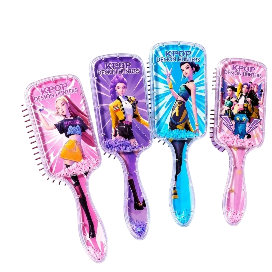 Cute Cartoon Air Cushion Massage Comb Anti Slip Detangling Hair Brush for Women Daily Styling Gift