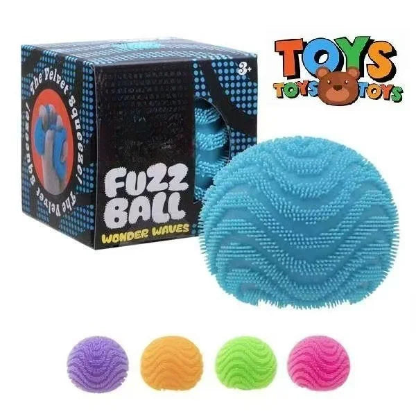 2026 New Model Needoh FuzzBall Wonder Waves Sensory Squeeze Toy Textured Stress Relief Fidget Ball for Adults Toys