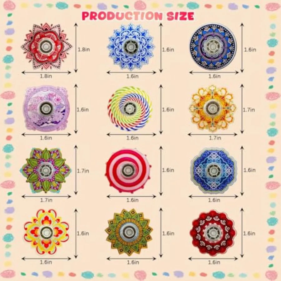 Quality Assurance 30 Pcs Mini Fidget Spinners for Party Favors, Fidget Toys Bulk for Classroom Prizes, Easter Basket Stuffers,