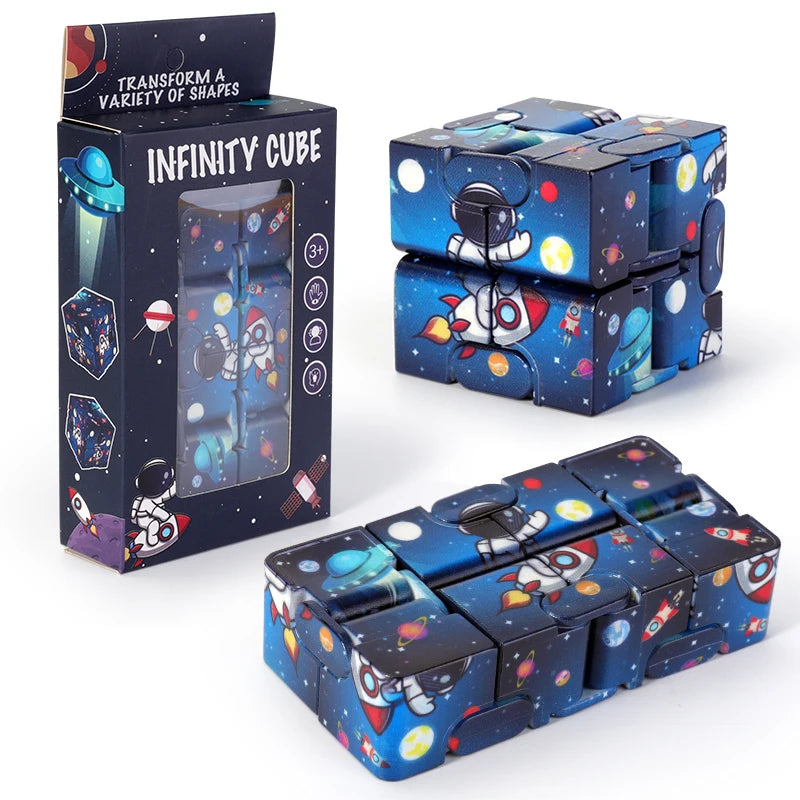 Starry Sky Infinite Fidget Cube – Christmas Edition