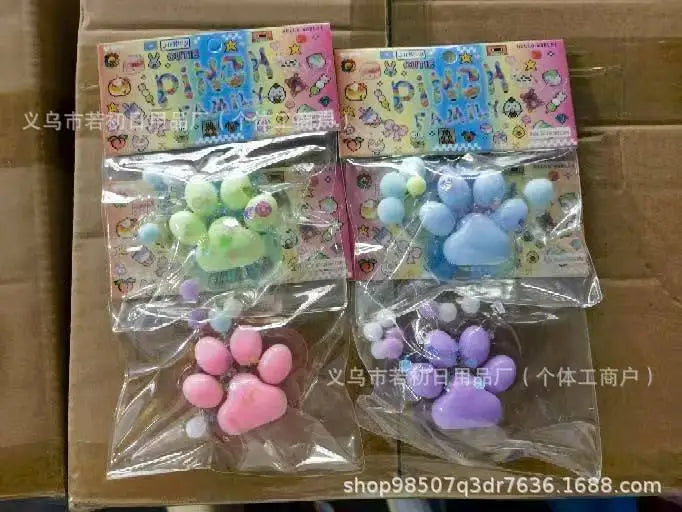 Large Silicone Cat Paw Squeeze Toy Stress Relief Decompression Funny High Appearance Mud Feeling Soft Bulk Wholesale