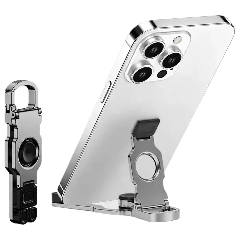 Metal Fidget Spinner Desk Phone Holder Foldable Stand for IPhone 18 17 Pro Samsung Support Telephone Desktop Bracket Accessories