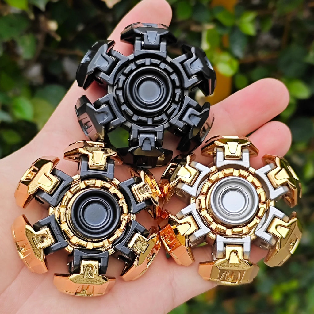 Magnetic Metal Ancient Iron Hand Spinner EDC Fidget Sliders Fidget Toys Stress Relief For Adults Anti Anxiety Toy