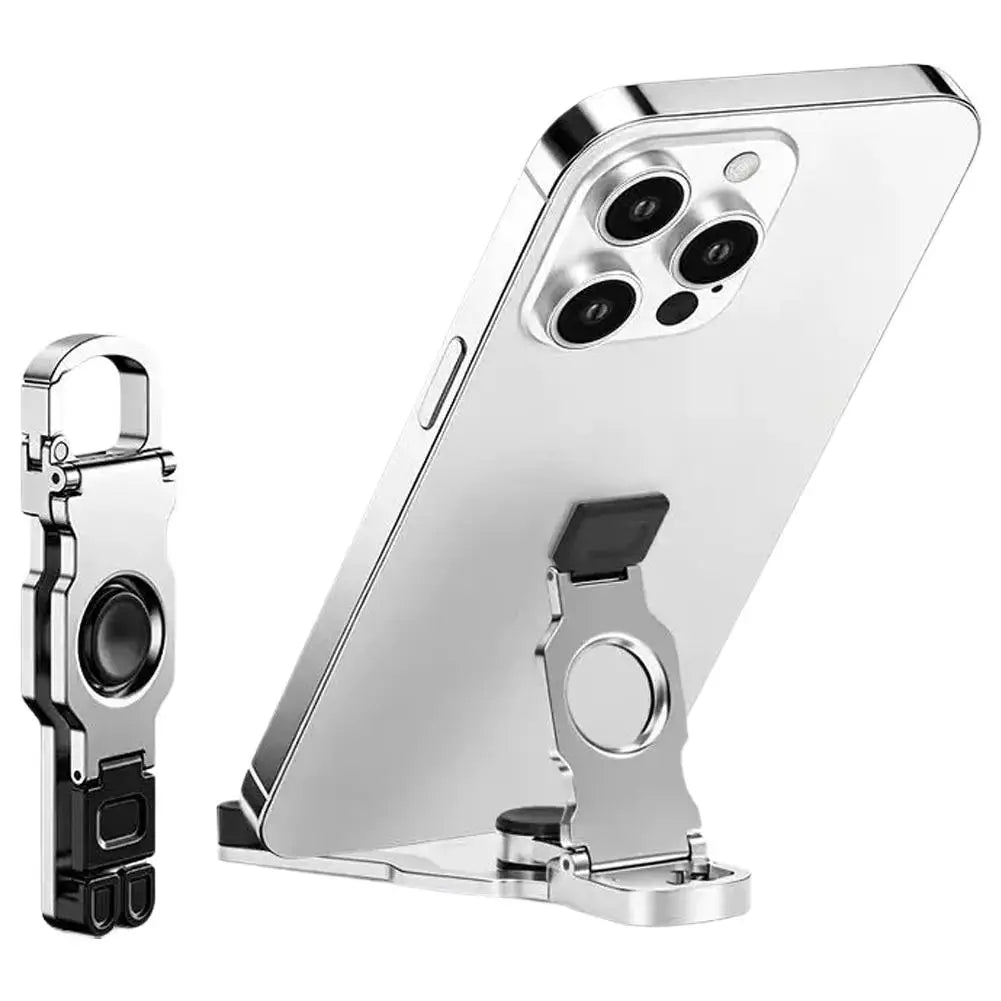 Metal Fidget Spinner Desk Phone Holder Foldable Stand for IPhone 18 17 Pro Samsung Support Telephone Desktop Bracket Accessories