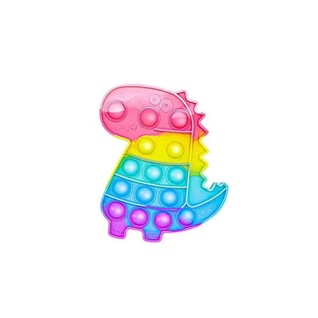 Rainbow Pop Push Bubble Fidget Toy – Single Pack