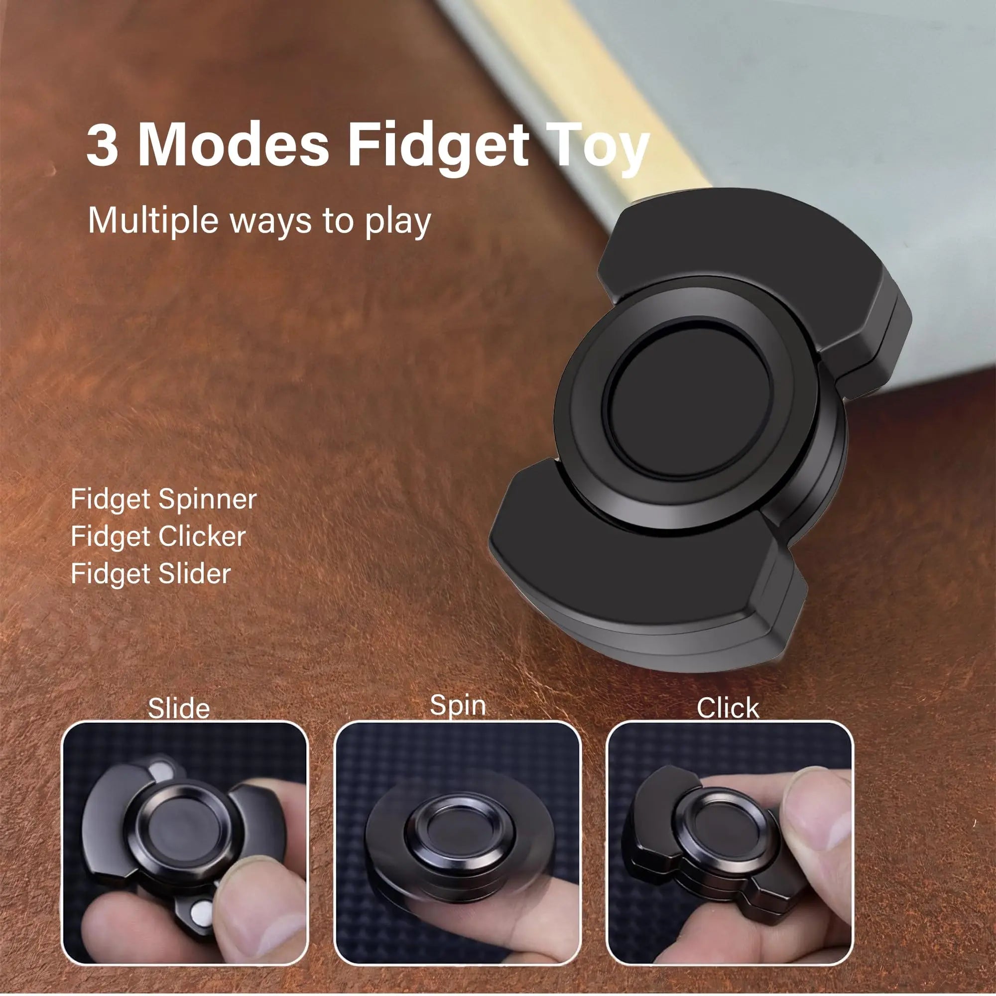 Magnetic Slider Fidget Spinner – ADHD & Autism Toy
