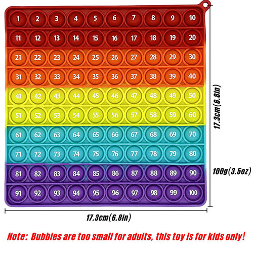 1-100 Numbers Popping Mat – Math Learning Toy - photo 2