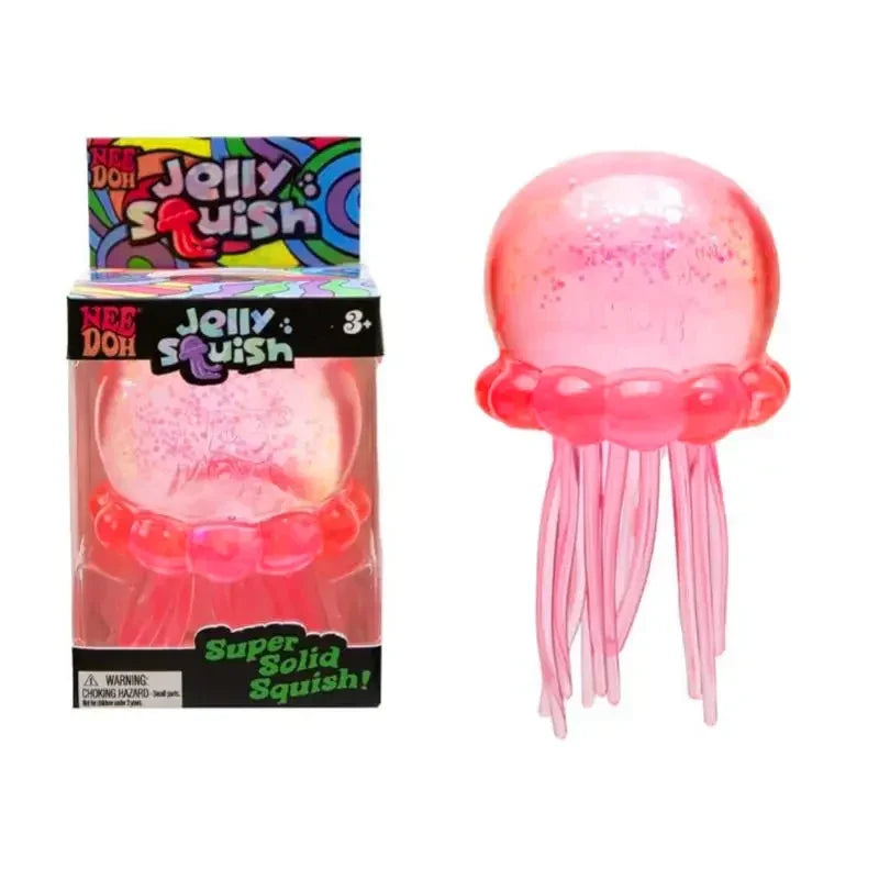 NeeDoh Jellyfish Ice Pop Cube Squishy Toy Stress Relief Toys Cute Healing Squishy Sensory Toys