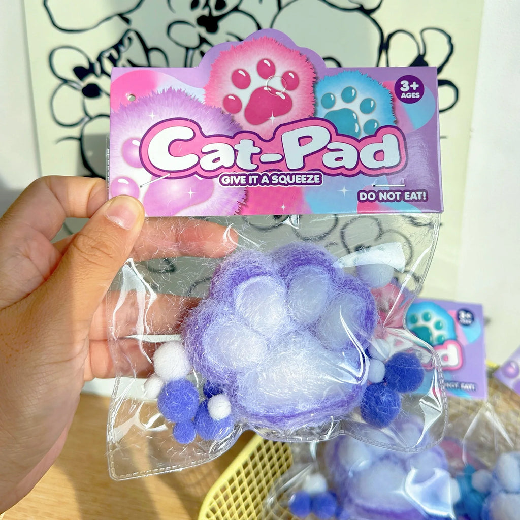 Colorful Plush Soft Kittens Antistress Foot Paws Squishy Tapa Foot Kids Girls Toys Adult Sensory Toys Taba Squishу Fidget Toys