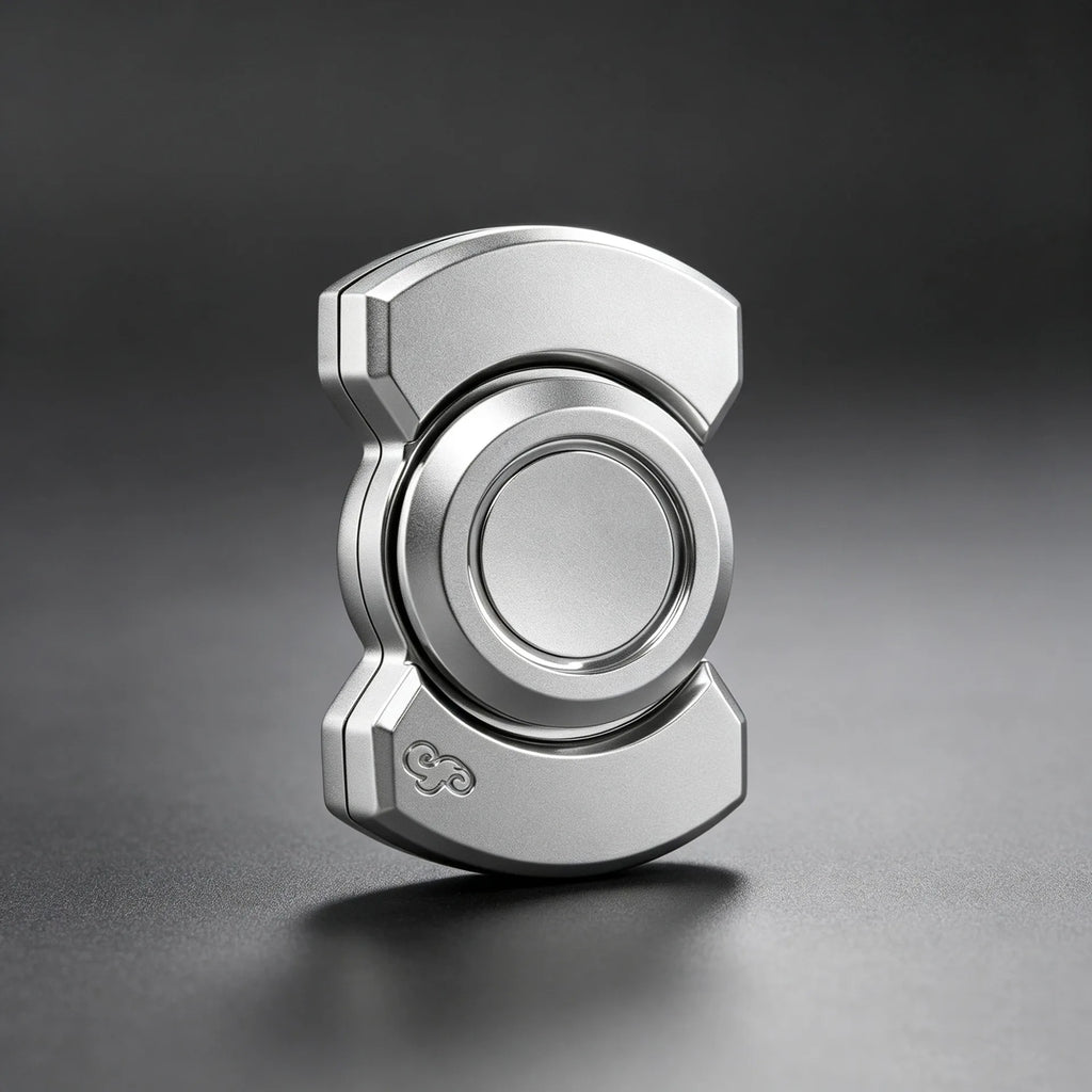 EDC Fidget Toy Metal Magnetic Slider Fidget Spinner Gyroscope Stress Relief Spinning Decompression Anti Anxiety Gifts for Adults