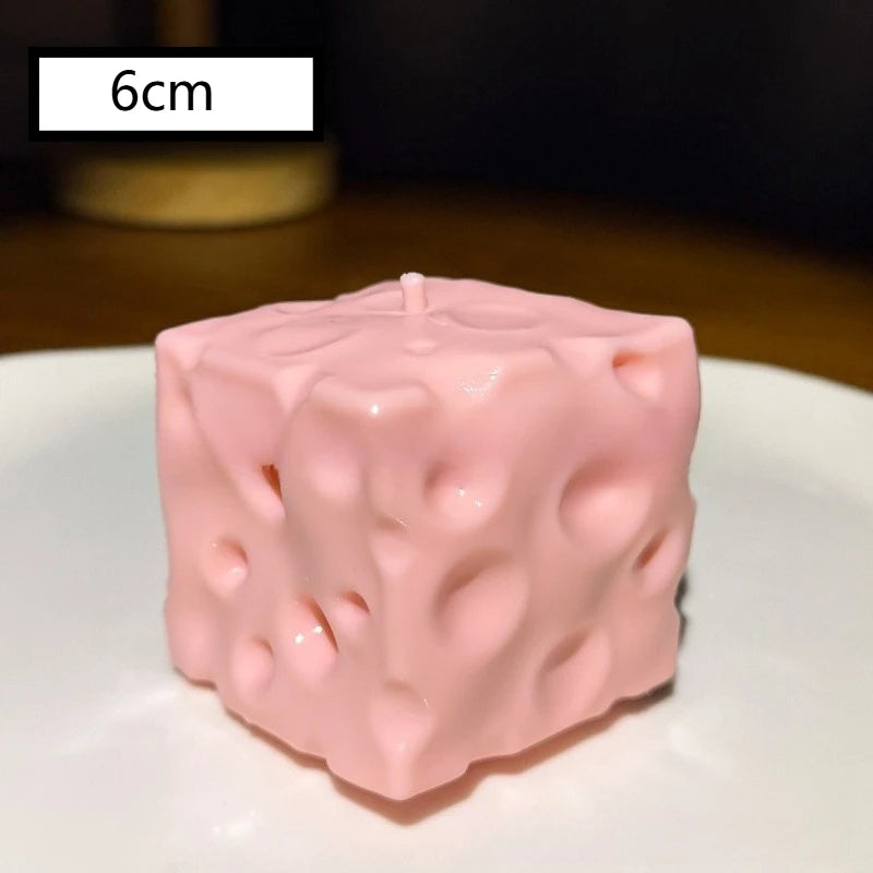 Jumbo Cheese Cube Stress Ball Big Cheese Shapeable Squeeze Ball Non-Bounce Fidget Toy ASMR Sensory Anti-Stress Festival Gift