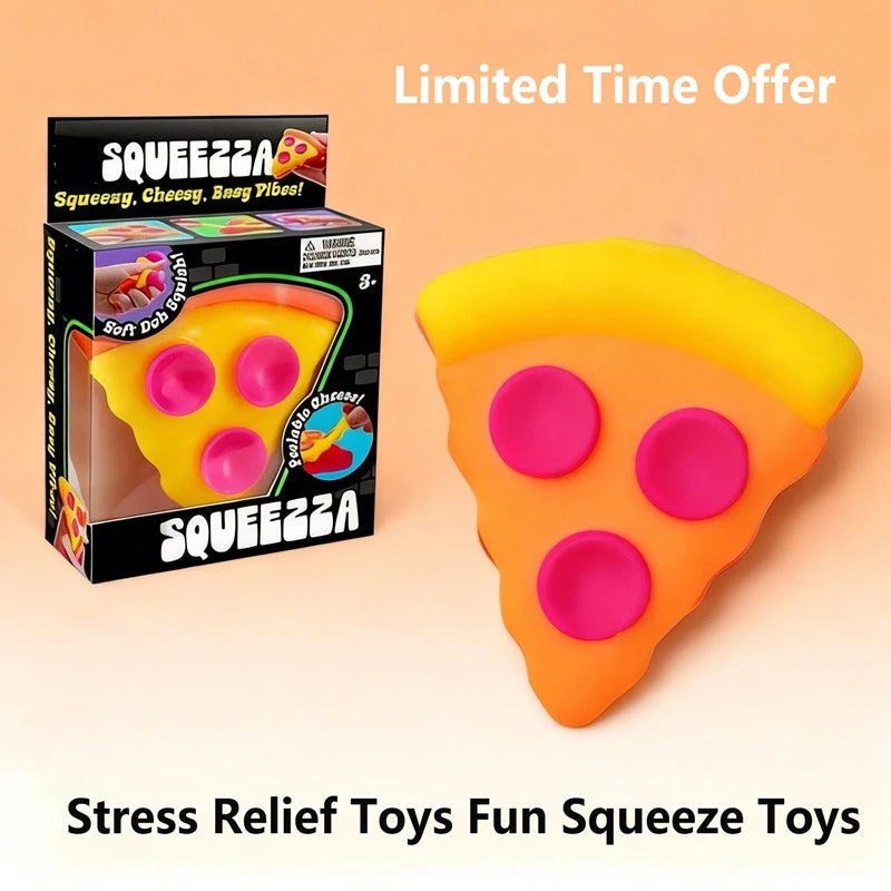 NeeDoh Pizza Sensory Fidget Toys Slow Rebound Anti-Anxiety ADHD Squishy Cube Squishy Squeeze Toys Holiday Gifts For Focus New