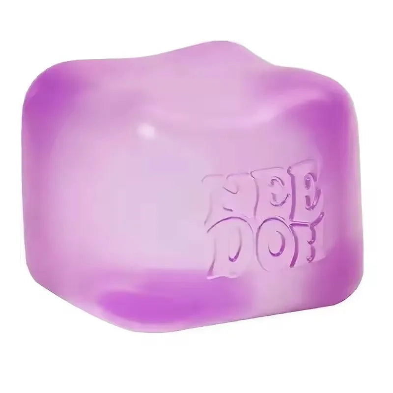 Needoh Nice Cube Sensory Squeezing Toy Cube for Stress relief and Fingertip Release Toy for Adult Pinching and Playing Toys Gift