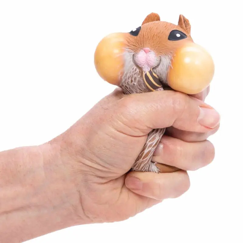 Needoh Chonky Cheeks Hamster Shaped Sensory Toys Relief Squishy Toy Relief Fidget Toys Adults Collectable