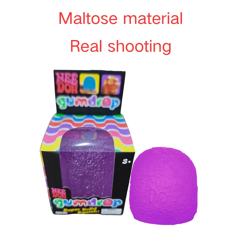 Schylling Mini Candy NeeDoh Gumdrop Soft Squeeze Sensory Fidget Toy Stress Relief Blind Box for All Ages 3 and Up