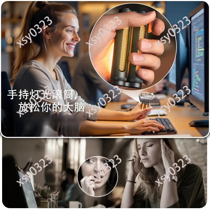 Multi-functional Metal Fidget Spinner Silent Stress Relief  for Office Desktop Relaxation