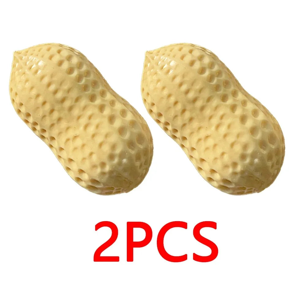 Peanut Stress Ball Crunchy Squeeze Ball Squishy Toy Buttery-Soft Feel Fidget Toy ASMR Sensory Anti Stress Toys for Kids & Adults