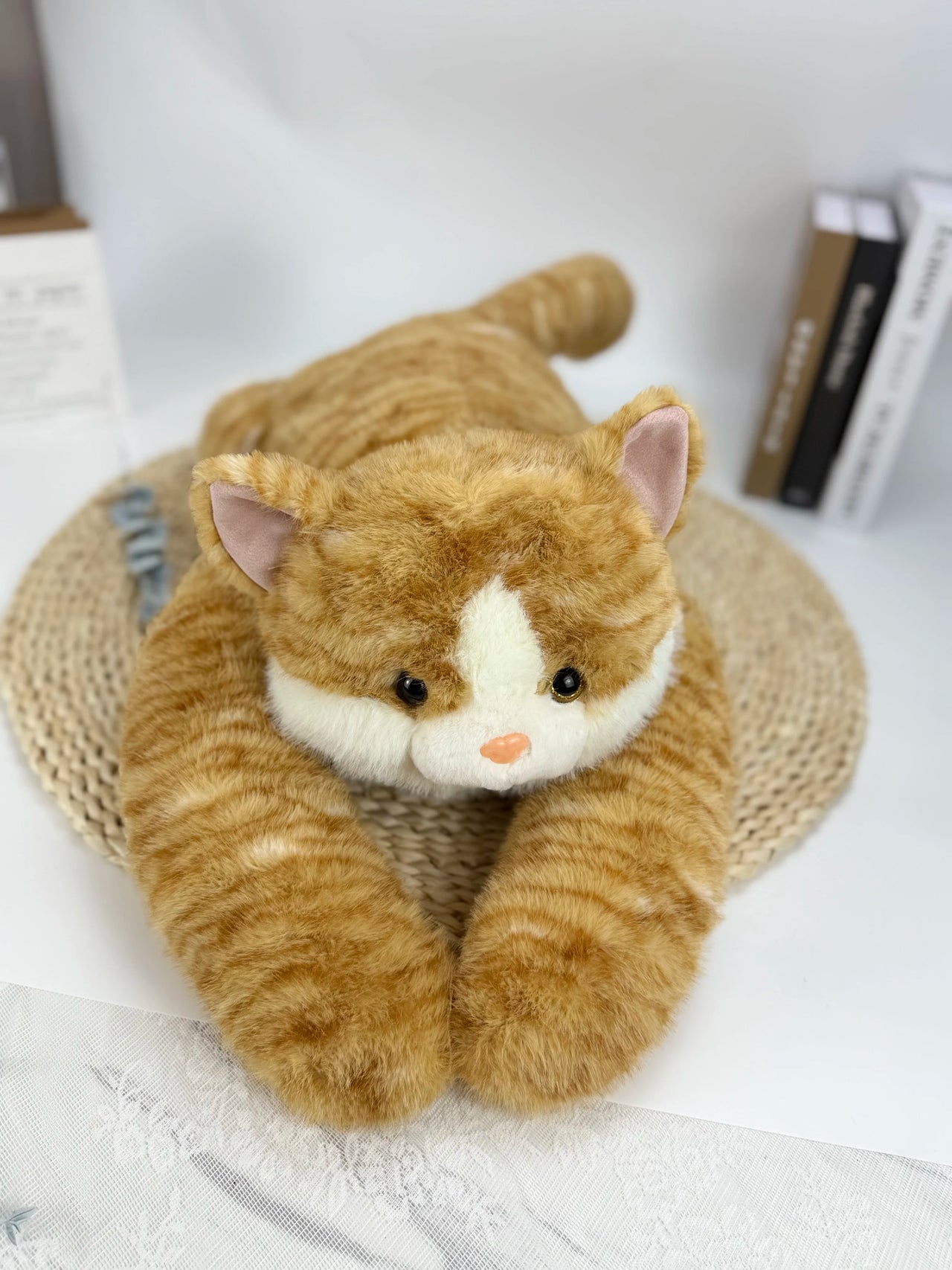 30/65CM Long Arm Weighted Series Panda Koala Dinosaur Tree Lazy Bear Plush Doll Cute Cartoon Animal Lying Doll Party Gift - photo 3