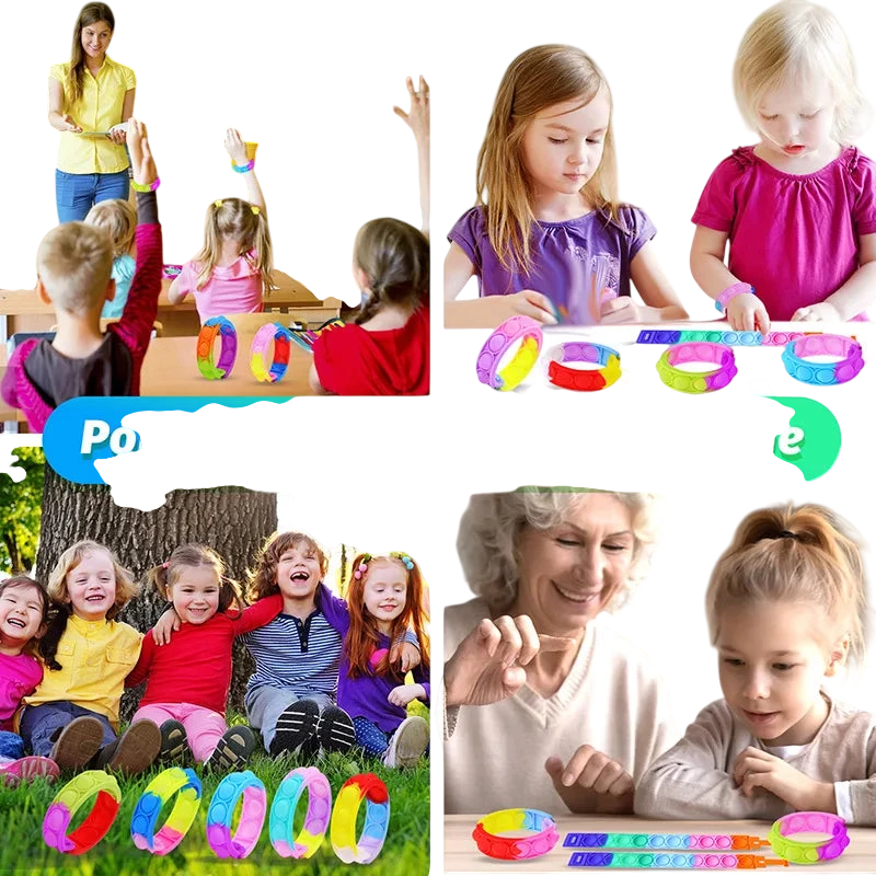 Push Pop Bubble Sensory Bracelet – Classroom Reward Toy