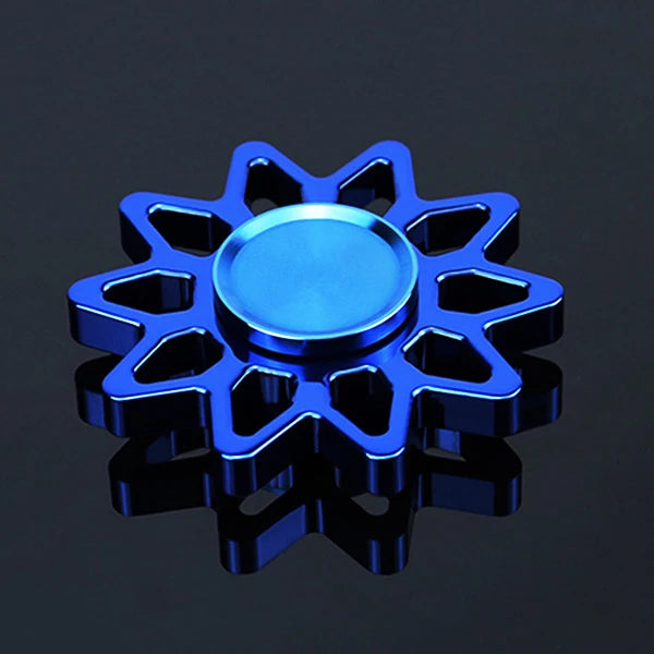 The Sun God Fidget Spinner Metal EDC Prolonged Rotation Finger Spinners High Speed Hand Toy For Stress Anxiety Relief For Adults