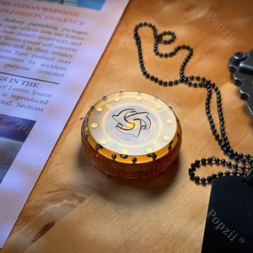 WANDER Z Shock Drum EDC Magnetic Ratchet Coin Fidget Spinner Fingertip Gyro Snap coin Table Ornament Anxiety Toys