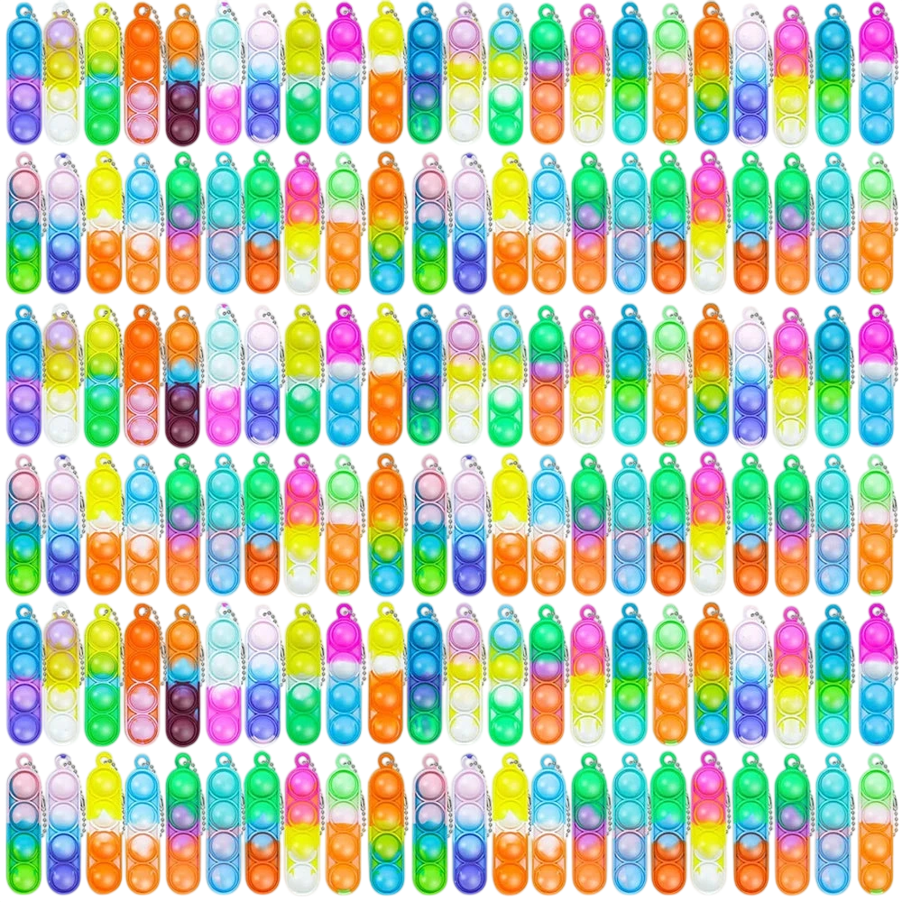 30-Pack Mini Pop Keychain Fidget Toys - photo 7
