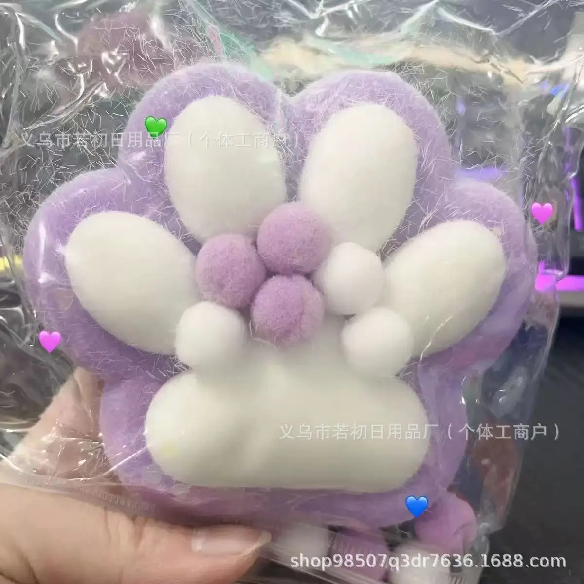Large Silicone Cat Paw Squeeze Toy Stress Relief Decompression Funny High Appearance Mud Feeling Soft Bulk Wholesale