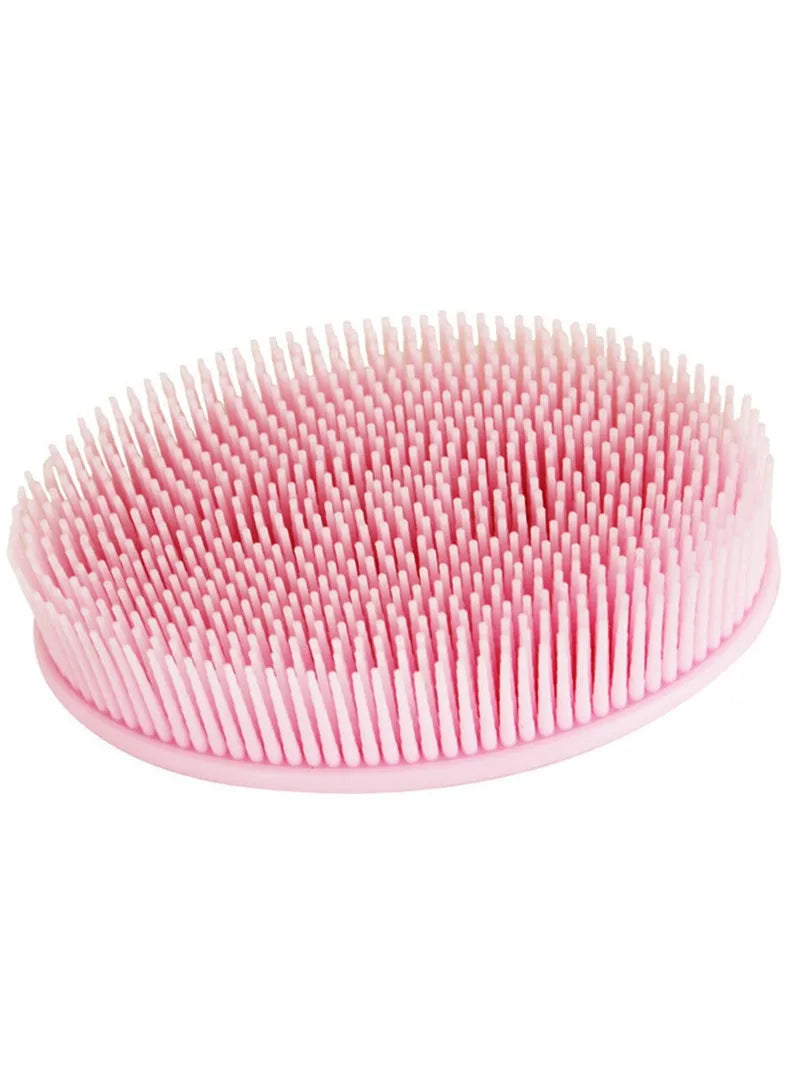 Soft Silicone Tactile Brush Baby Bath Brush Massage Brush Hair Washing Brush Sensory Training Tool Infant Bathing Accessory - photo 3