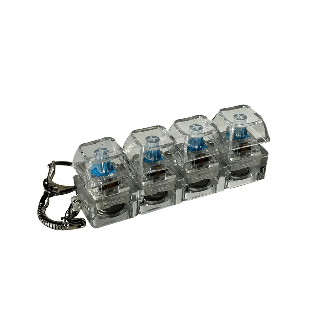 Finger Keyboard Keycap Fidget Keychain