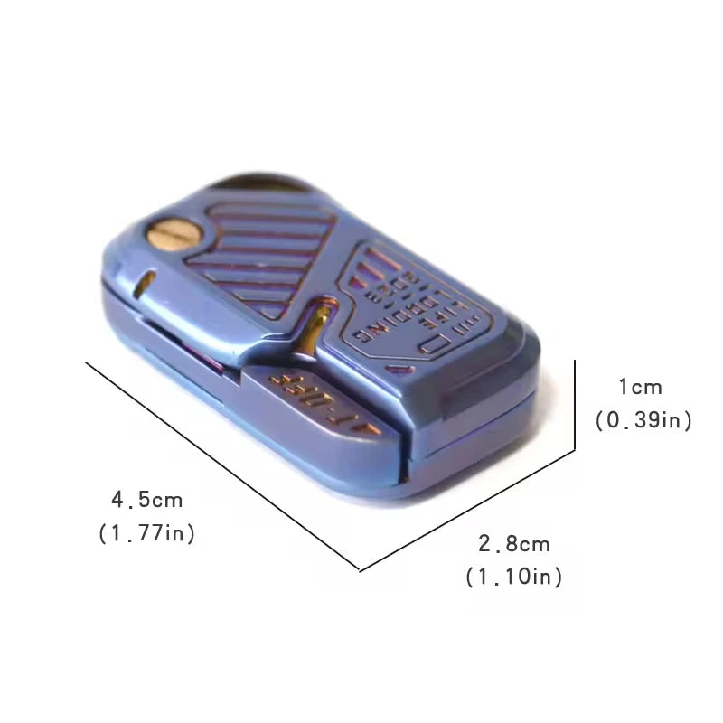 Push Metal POP Fidget Slider 01EDC Sensory Fidgeting Toys Haptic Coin Fidget Spinner Anti Stress Fidget Toys