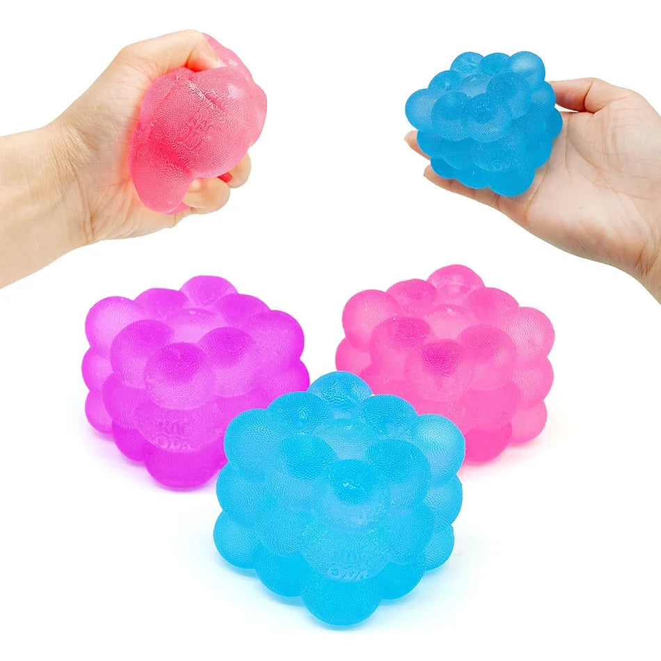 1-4pcs 3D Candy-Shaped Stress Relief Squeeze Toy with Music Sensory Decompression Cube for Adults And Kids Stress Relief Toy