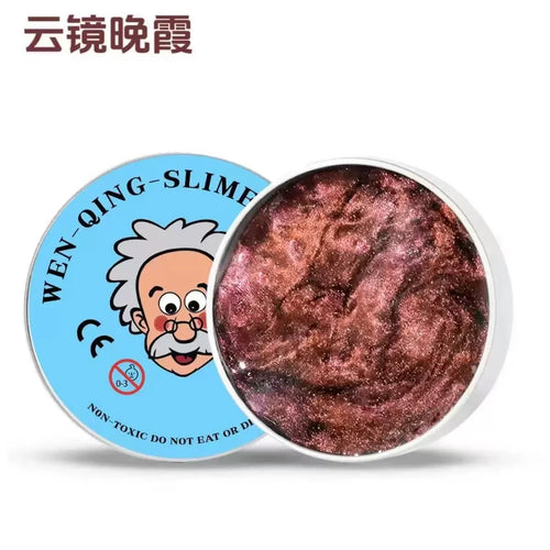 New Stress Relief Toys Old Man Liquid Squishy Transparent Crystal Slime Fluffy Foam Putty Kids Safe Bouncy Stretchy Color Slime