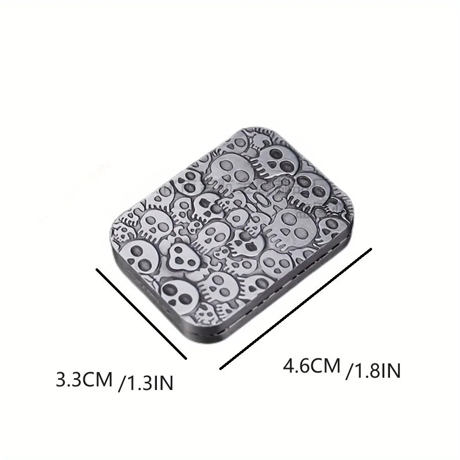 Metal Poker Push Card Fidget Slider – Haptic Coin Toy