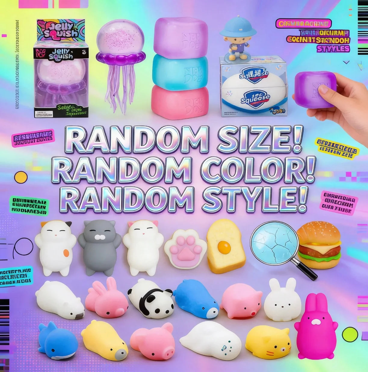 Dr Pepper NeeDoh Nice Cube Squishy Stress Relief Toy Soft Squeeze Fidget Cube for Kids Adults Anxiety Sensory